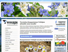 Tablet Screenshot of kangasniemenyrittajat.info